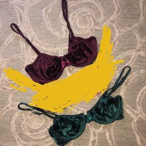 🌷LINGERIE CACIQUE🌷Bundle velvet underwire bras